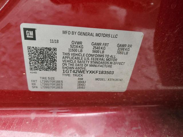 1GT42WEYXKF183503 GMC Sierra K3500 Denali