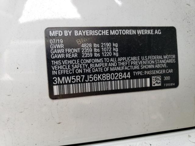 3MW5R7J56K8B02844 BMW 330XI
