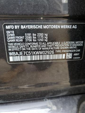 WBAJE7C51KWW02926 BMW 540 XI