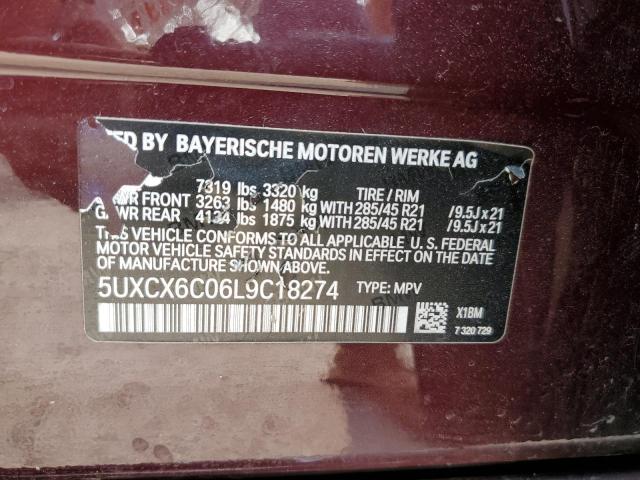 5UXCX6C06L9C18274 BMW X7 M50i