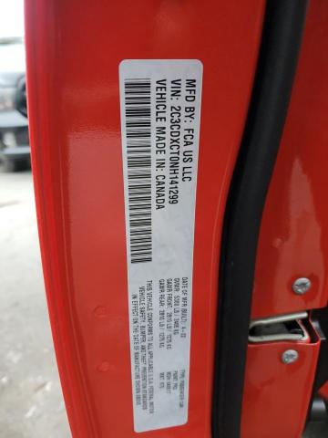 2C3CDXCT0NH141299 Dodge CHARGER R/T