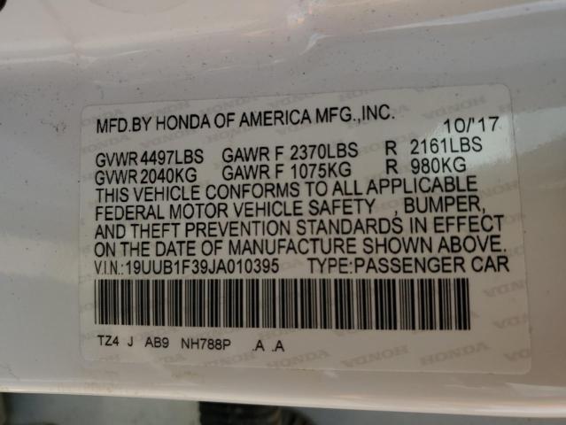 19UUB1F39JA010395 Acura TLX