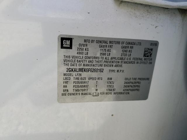 2GKALMEK6F6260162 GMC Terrain Sle