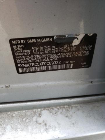 5YMKT6C5XF0C89322 BMW X5 M