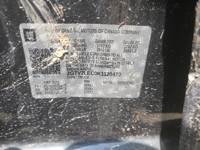 2GTV2LEC0K1120473 GMC Sierra Limited K1500
