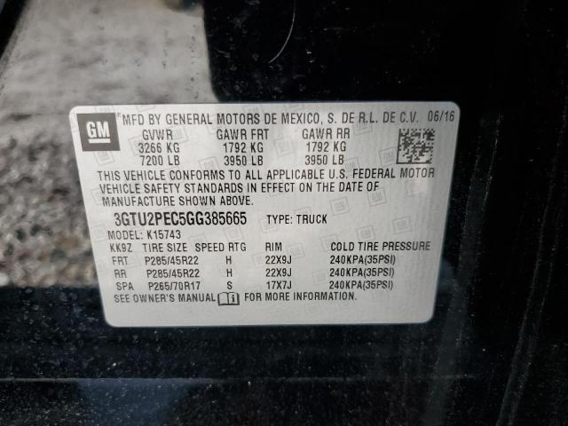 3GTU2PEC5GG385665 GMC Sierra K1500 Denali