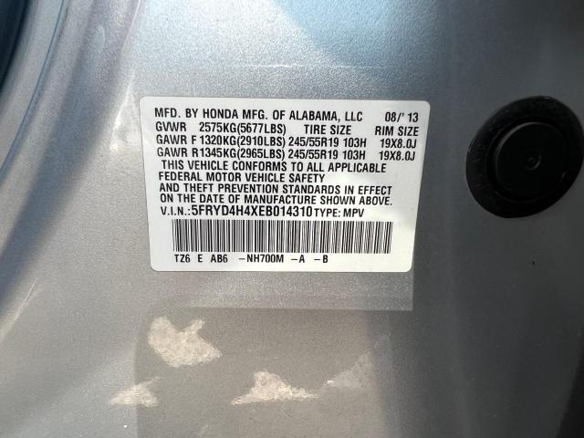 5FRYD4H4XEB014310 Acura Mdx Technology