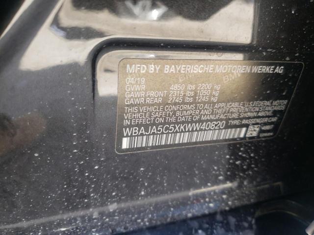 WBAJA5C5XKWW40820 BMW 530 I