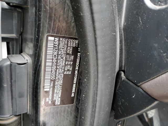 WBY1Z8C34HV894550 BMW I3 REX