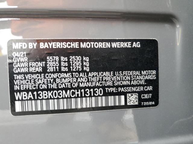 WBA13BK03MCH13130 BMW M550xi