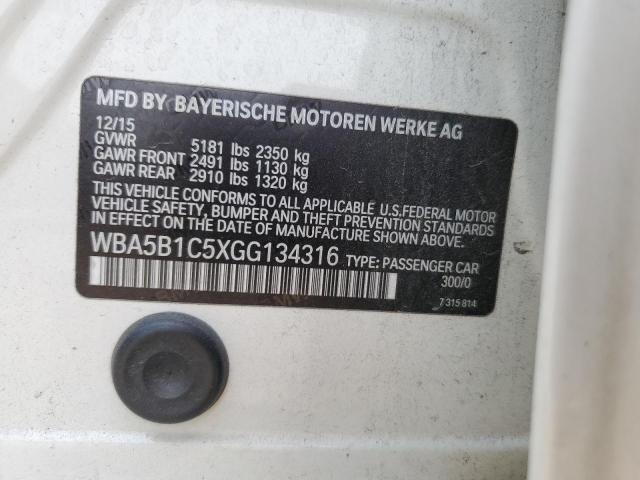 WBA5B1C5XGG134316 BMW 535 I