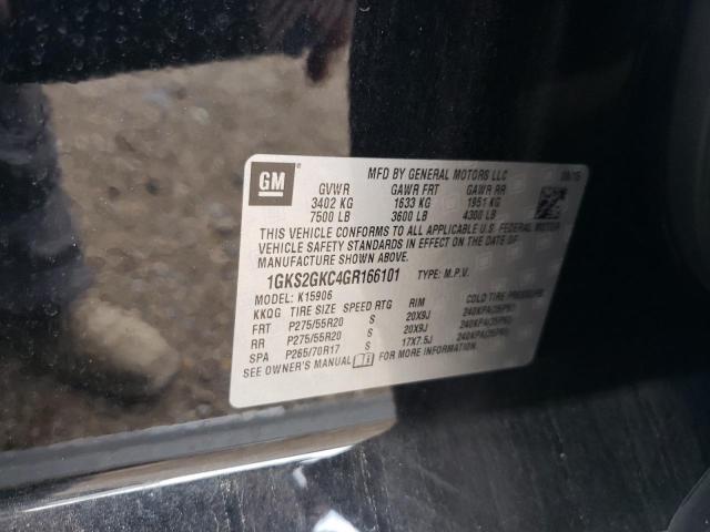 1GKS2GKC4GR166101 GMC Yukon Xl K1500 Slt