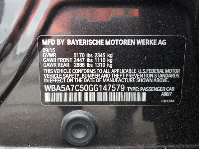 WBA5A7C50GG147579 BMW 528 XI