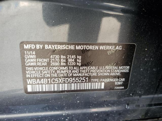 WBA4B1C5XFD955251 BMW 435 I Gran Coupe