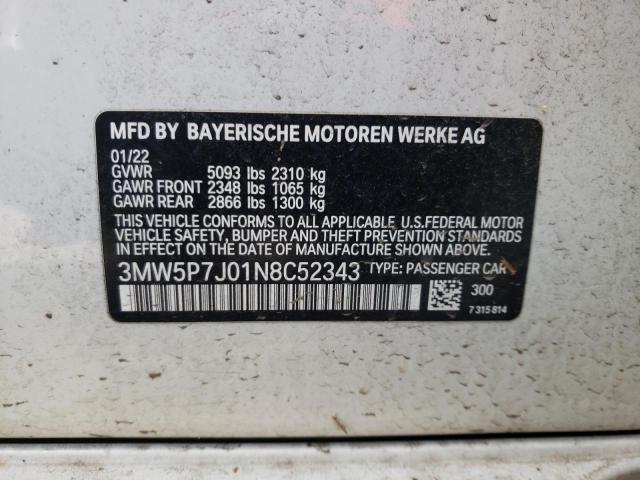 3MW5P7J01N8C52343 BMW 330e