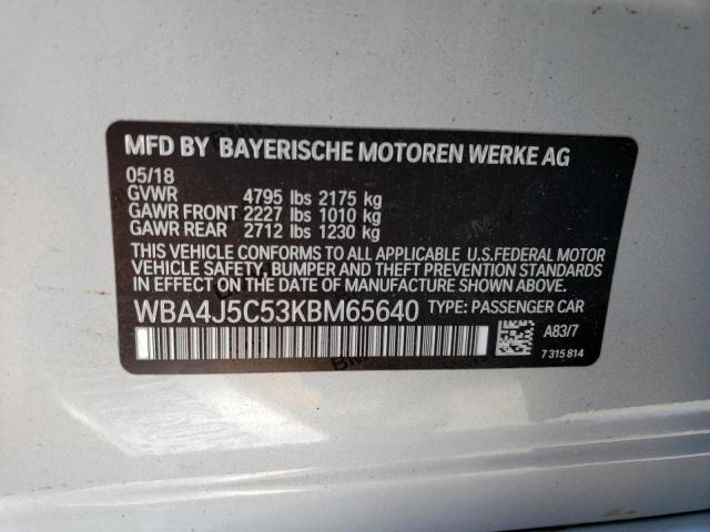 WBA4J5C53KBM65640 BMW 440i Gran Coupe
