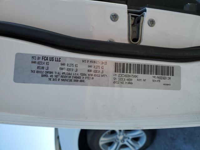 2C3CDXBG5KH754941 Dodge Charger Sxt