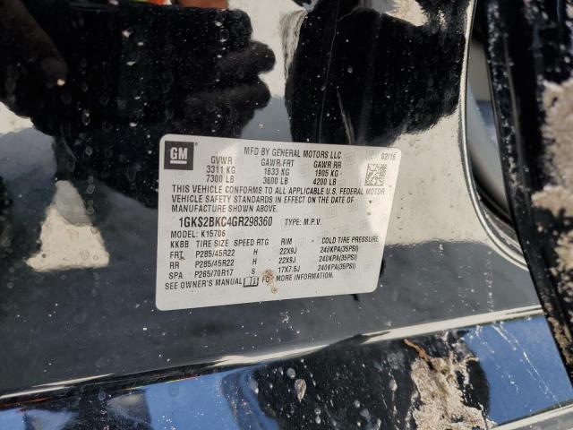 1GKS2BKC4GR298360 GMC YUKON SLT
