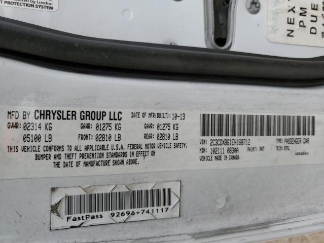 2C3CDXBG1EH168712 Dodge Charger Se