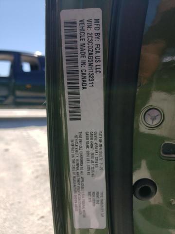 2C3CDZAG5NH132311 Dodge Challenger Sxt