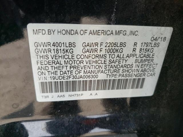 19UDE2F30JA006300 Acura Ilx Base Watch Plus