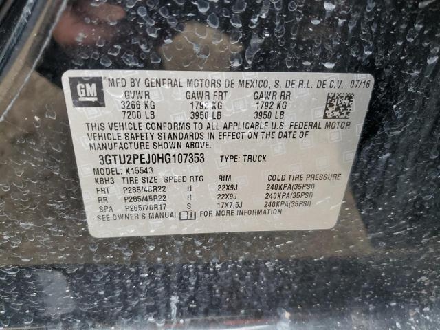 3GTU2PEJ0HG107353 GMC Sierra K1500 Denali