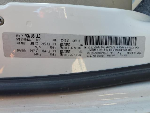 2C4RDGBG8GR395415 Dodge Grand Caravan Se