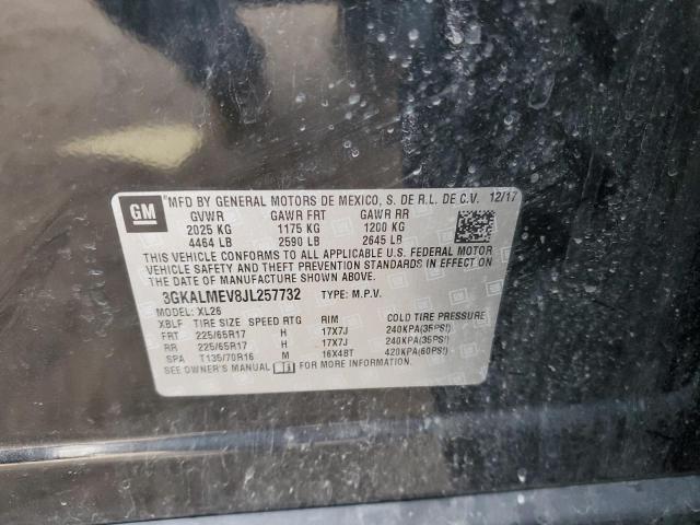 3GKALMEV8JL257732 GMC Terrain Sle