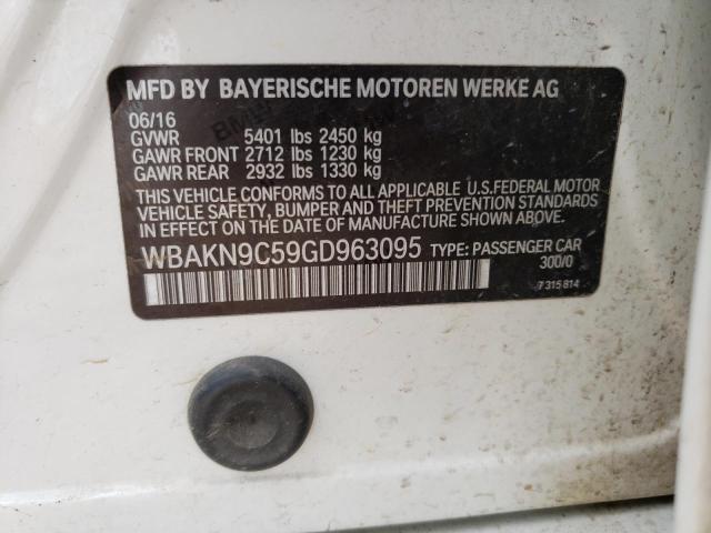 WBAKN9C59GD963095 BMW 550 I
