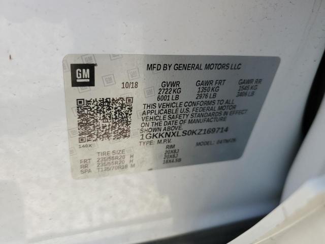 1GKKNXLS0KZ169714 GMC Acadia Denali