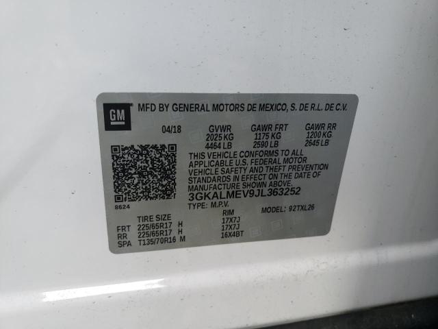 3GKALMEV9JL363252 GMC Terrain Sle