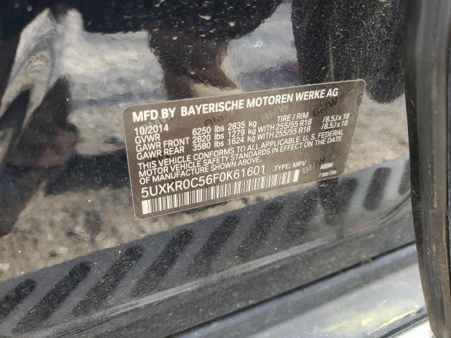5UXKR0C56F0K61601 BMW X5 Xdrive35i