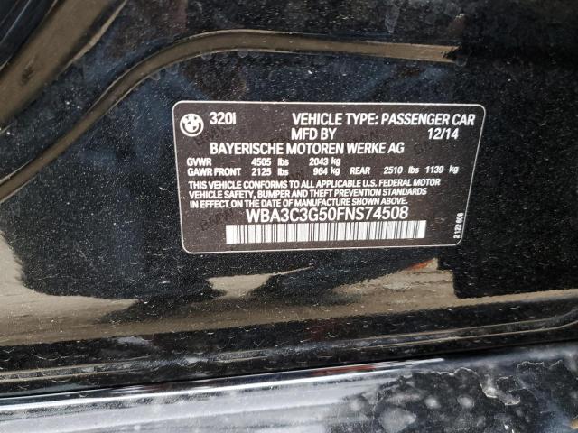 WBA3C3G50FNS74508 BMW 320 I Xdrive