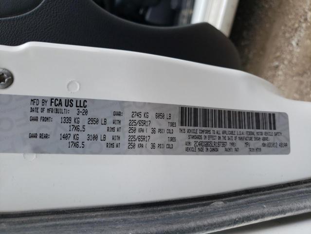 2C4RDGBG5LR197367 Dodge Grand Caravan Se