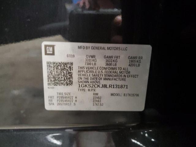 1GKS2CKJ8LR131871 GMC YUKON DENALI