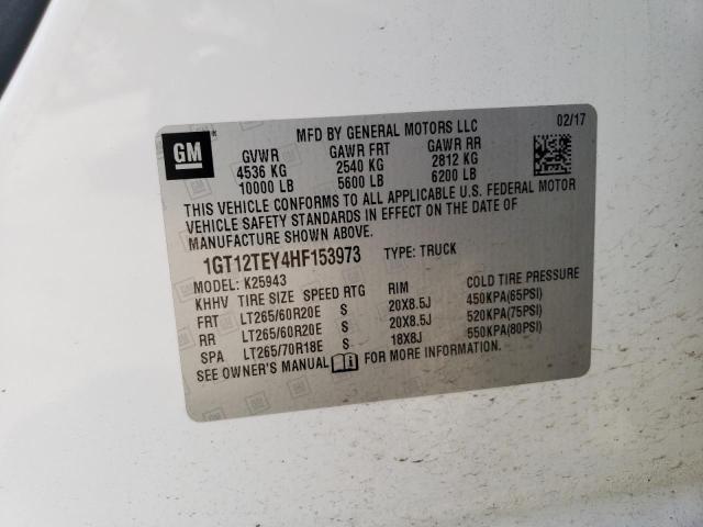 1GT12TEY4HF153973 GMC Sierra K2500 Slt