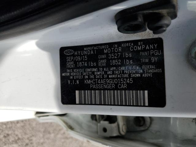KMHCT4AE9GU015245 Hyundai ACCENT SE