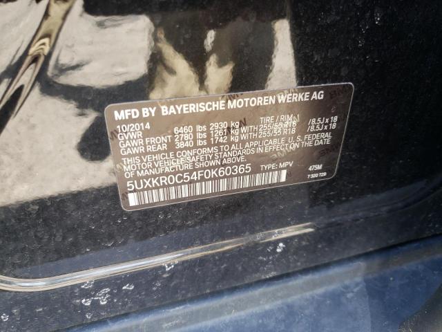 5UXKR0C54F0K60365 BMW X5 Xdrive35i