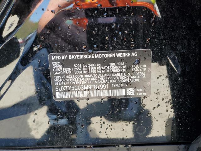 5UXTY5C03M9F87991 BMW X3 Xdrive30i