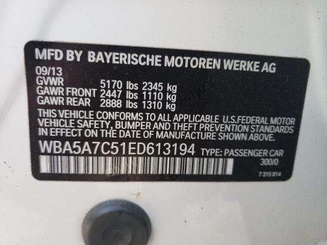 WBA5A7C51ED613194 BMW 528 XI
