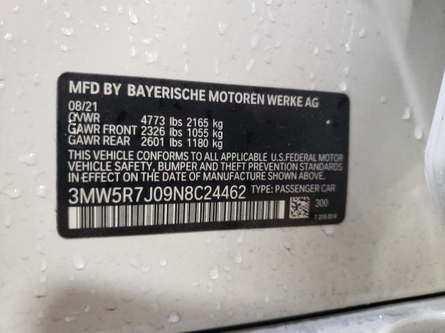 3MW5R7J09N8C24462 BMW 330XI