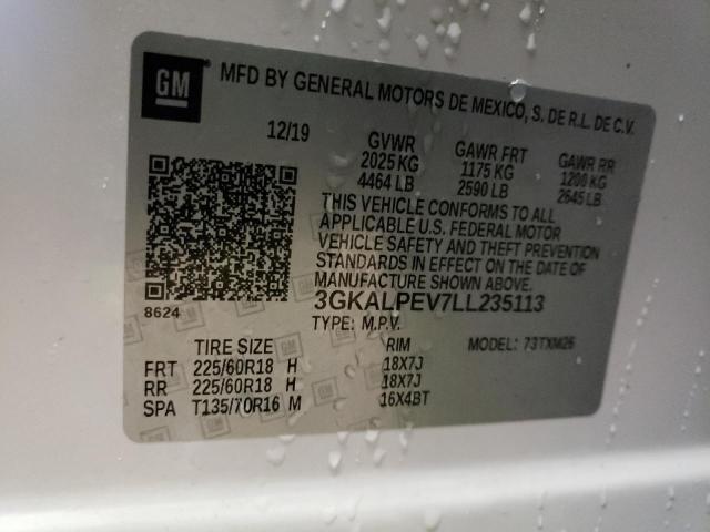 3GKALPEV7LL235113 GMC Terrain Slt