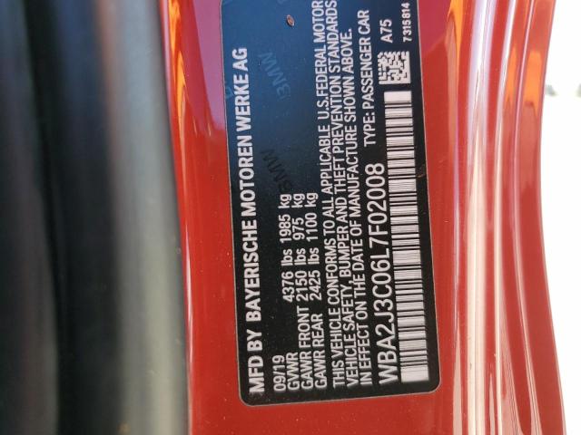 WBA2J3C06L7F02008 BMW 230xi