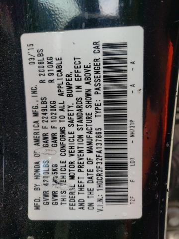 1HGCR2F32FA137865 Honda ACCORD LX