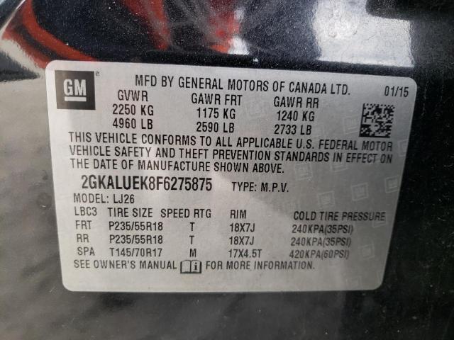 2GKALUEK8F6275875 GMC Terrain Denali