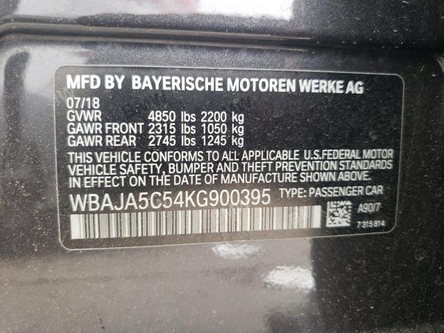WBAJA5C54KG900395 BMW 530 I