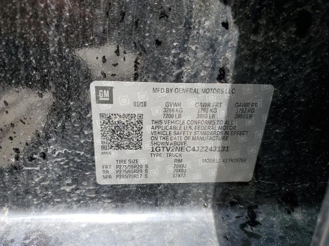 1GTV2NEC4JZ243131 GMC Sierra K1500 Slt