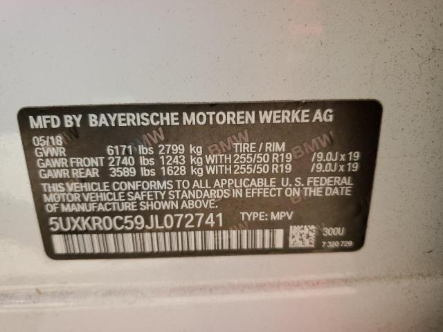 5UXKR0C59JL072741 BMW X5 Xdrive35i