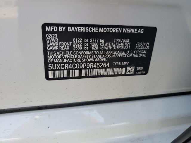 5UXCR4C09P9R45264 BMW X5 Sdrive 40i