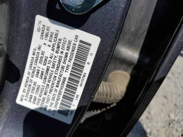 2HGFB2F83FH539666 Honda CIVIC EX